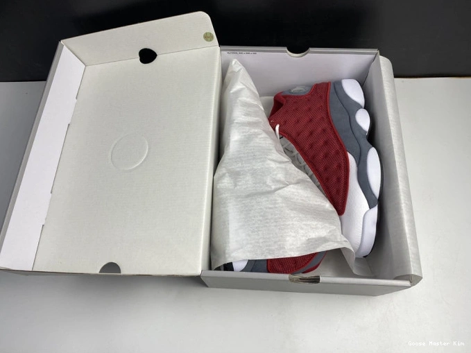 Air Jordan Red Grey Retro 13 414571-600 Gym Flint 0806